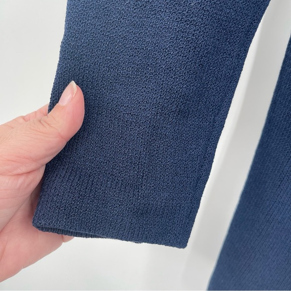 St. John SJK Navy Blue Cardigan Sweater Blazer - Picture 7 of 13